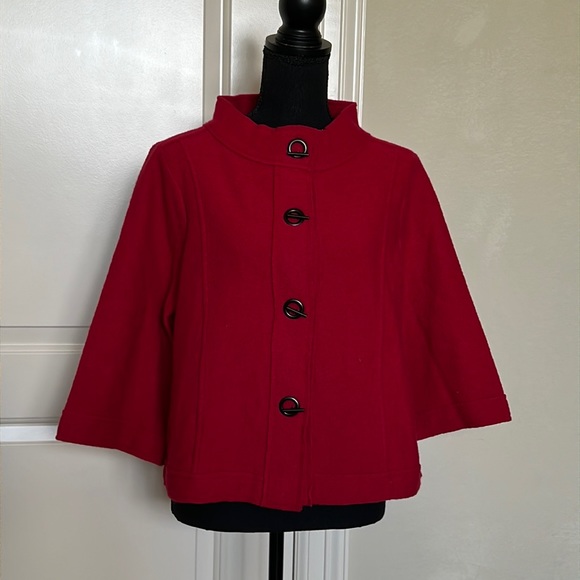 Chico's Jackets & Blazers - Chico’s retro style 100% wool cropped jacket size 1